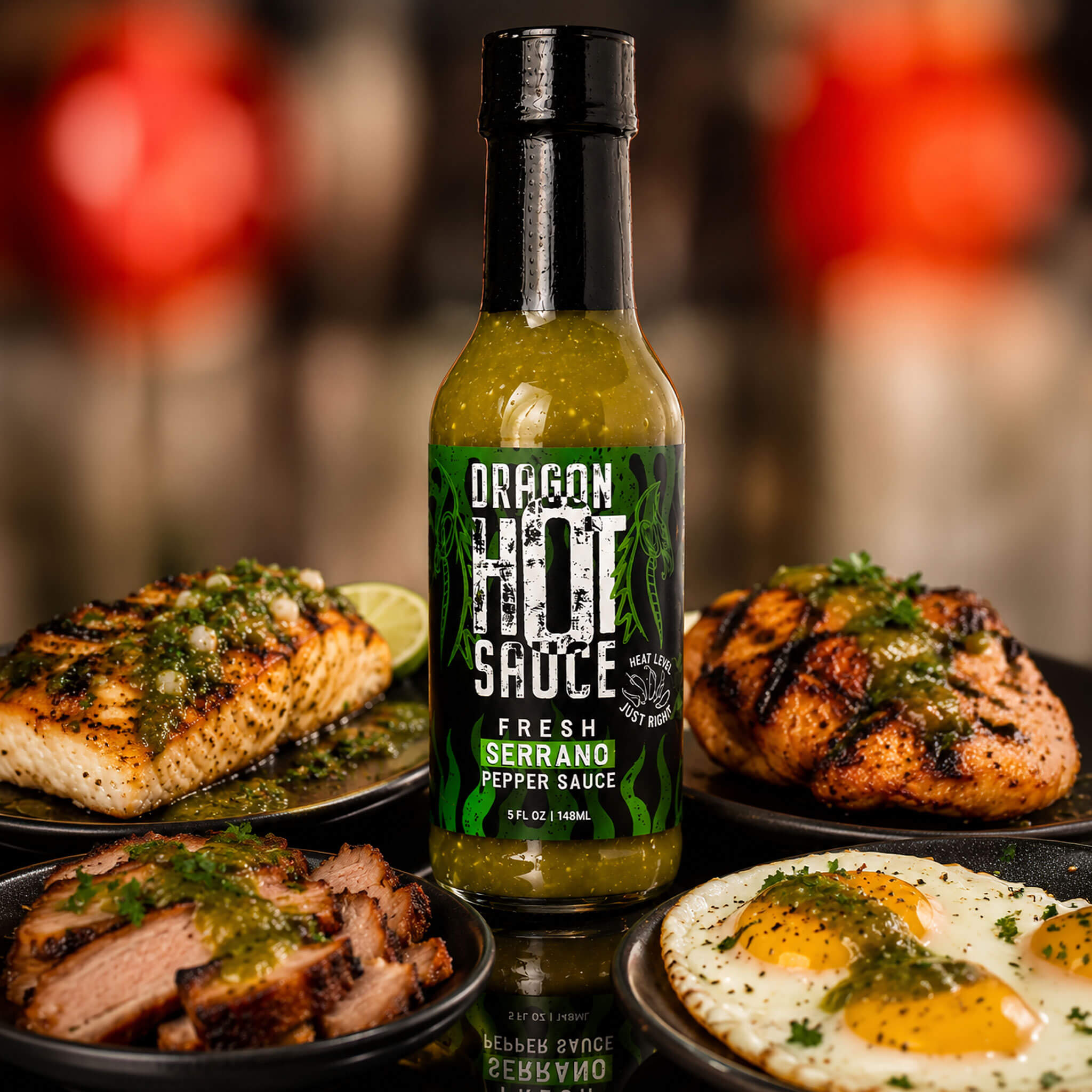 Fresh Serrano Pepper Verde Sauce