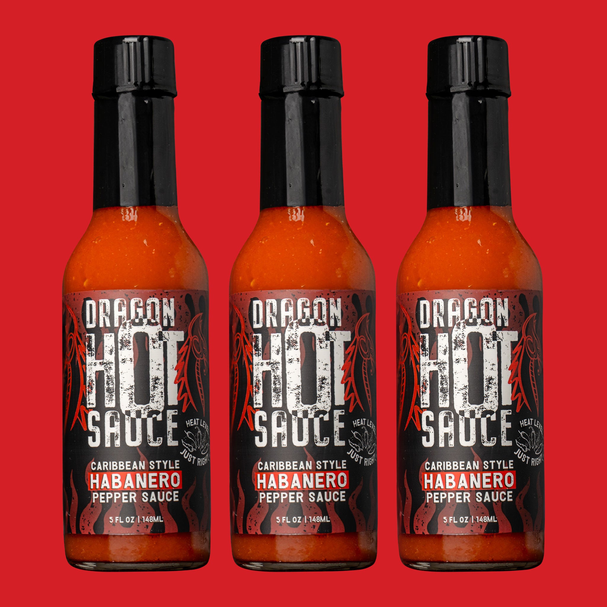 Dragon Hot Sauce 3-Pack