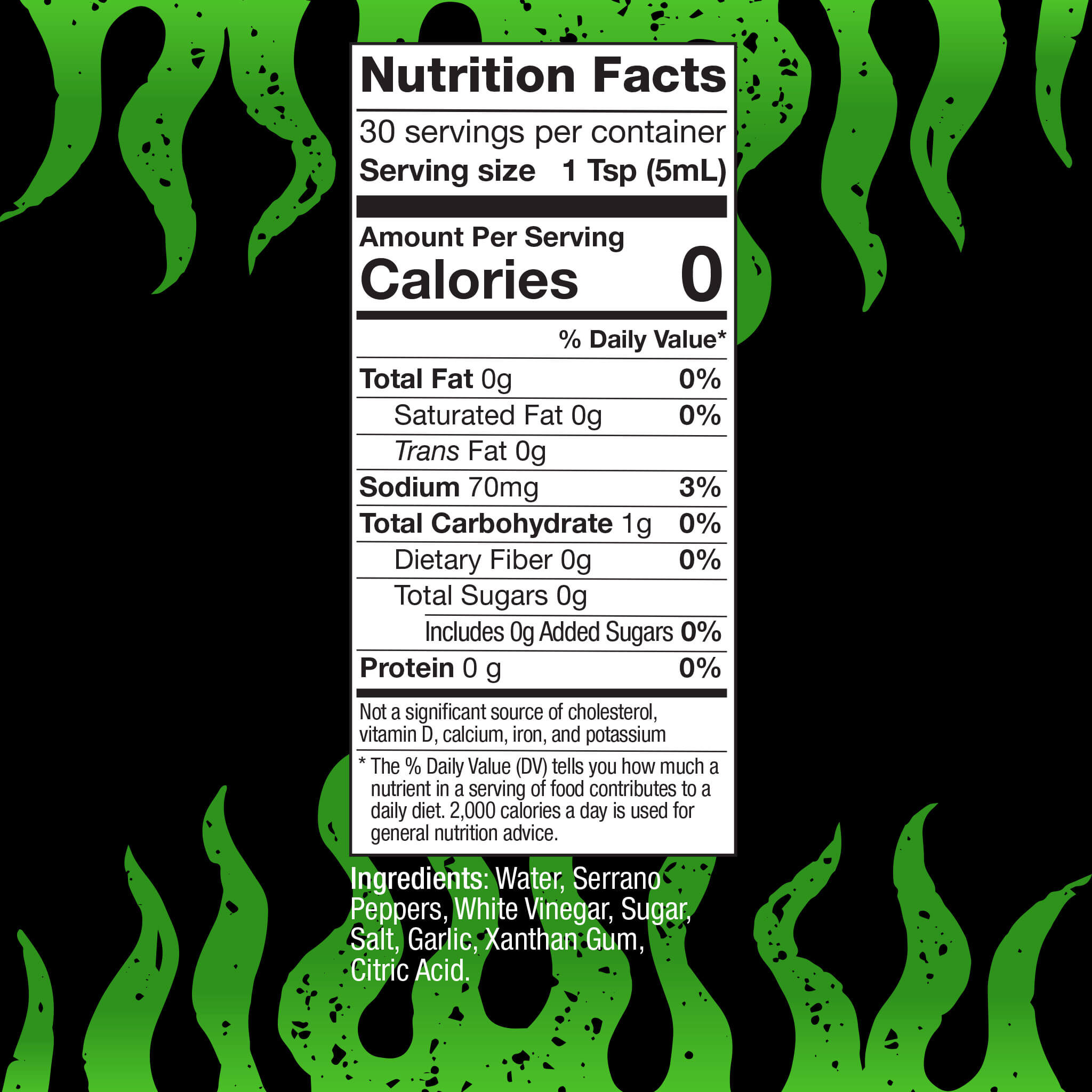 Fresh Serrano Pepper Verde Sauce